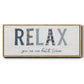 Relax - Floater Framed Canvas Print