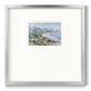 Coastal Mist II - Double Matboard Framed Print
