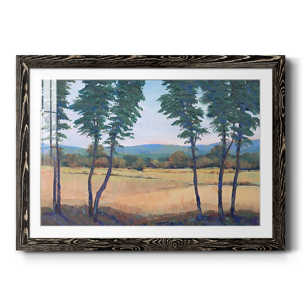 Still Morning II - Barnwood Framed Art Print