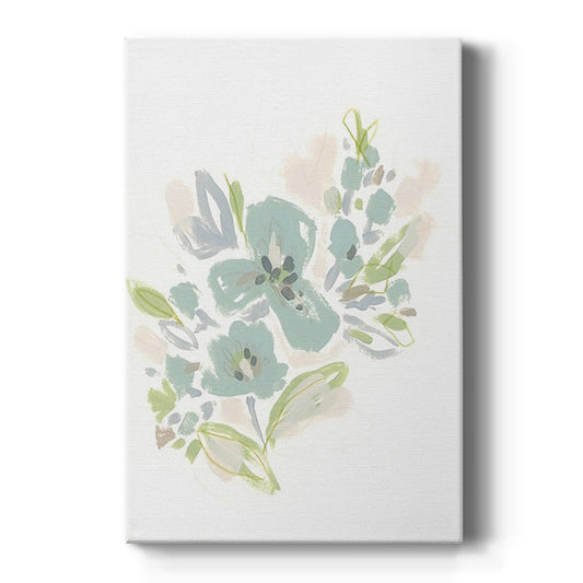 Seafoam Petals III - Canvas Art Print