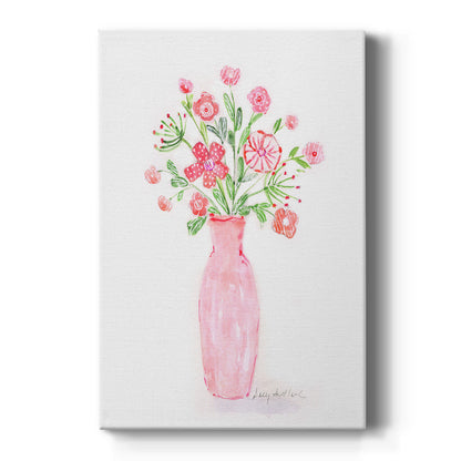 Boho Pinwheel Bouquet II - Canvas Art Print