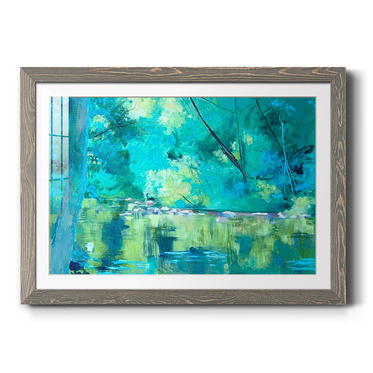 Housatonic River - Barnwood Framed Art Print