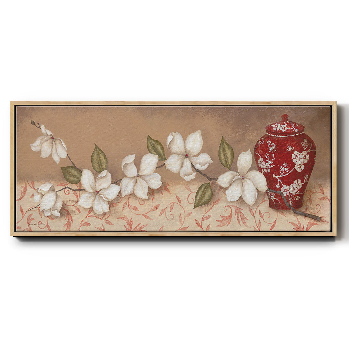 Mantle Masterpiece II - Floater Framed Canvas Print