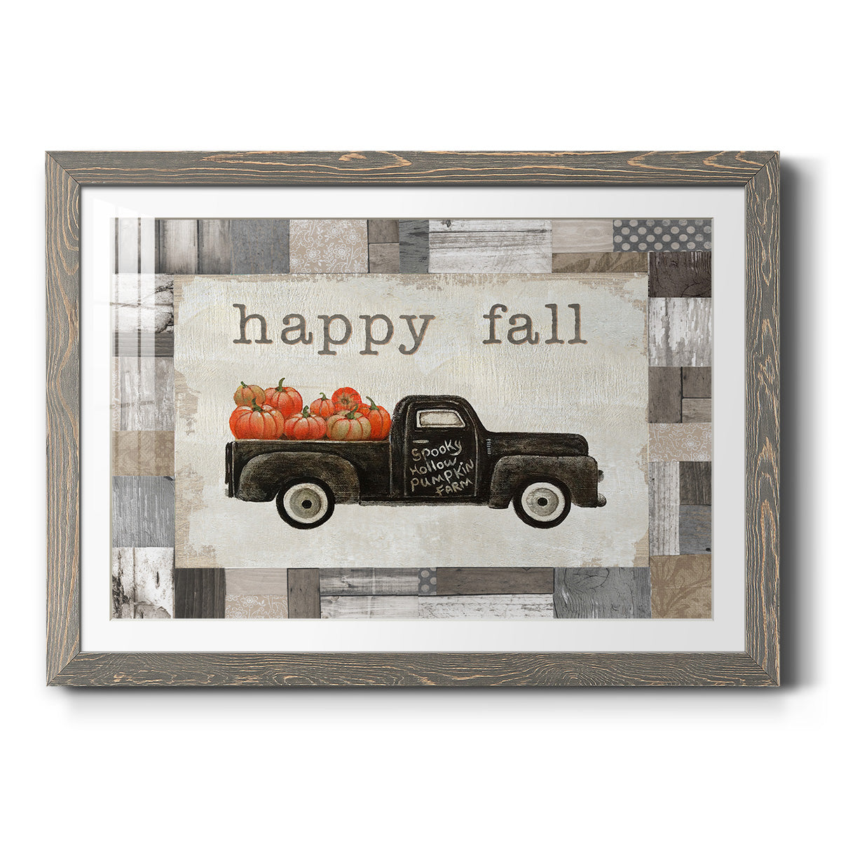 Spooky Hollow Farm - Barnwood Framed Art Print