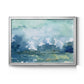 Distant Rain - Modern Framed Canvas Print