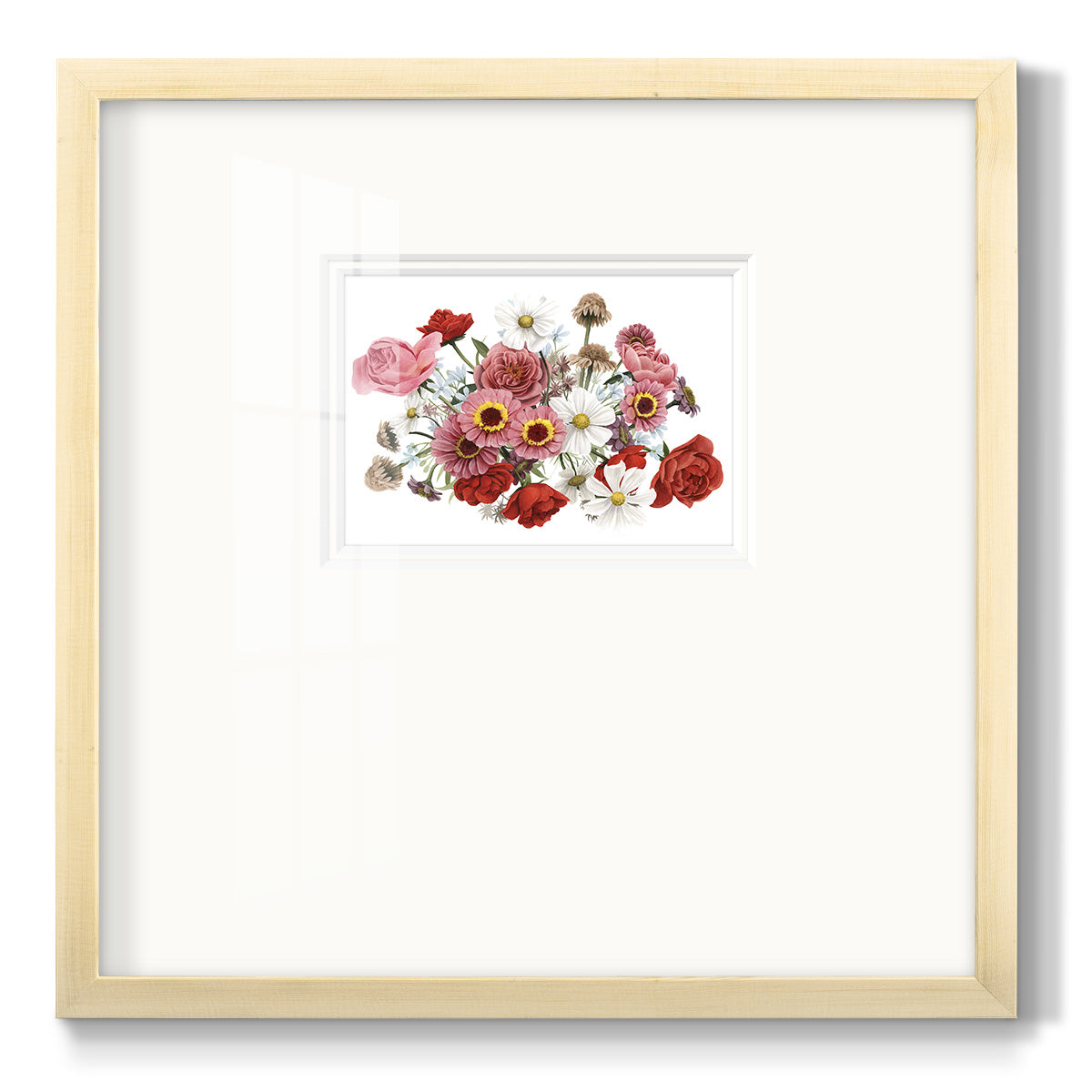 Modern Arrangement III - Double Matboard Framed Print