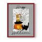 Happy Halloween Pumpkin - Restickable Framed Art Print