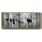 Morning Paris - Floater Framed Canvas Print
