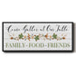 Feeding Friends I - Floater Framed Canvas Print