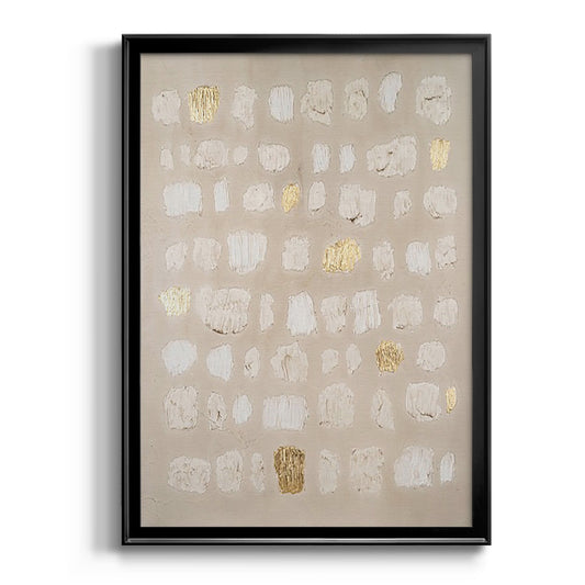 Embellished Cobblestone I - Modern Framed Canvas Print
