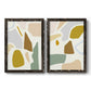 Pastel Splotches I - Premium Framed Canvas 2 Piece Set - Ready to Hang