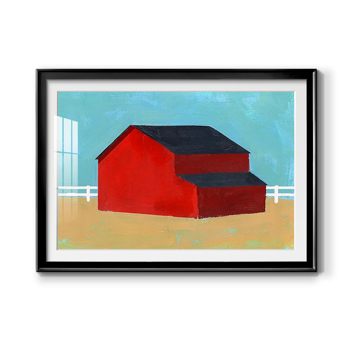 Big Red One II Premium Framed Print - Ready to Hang