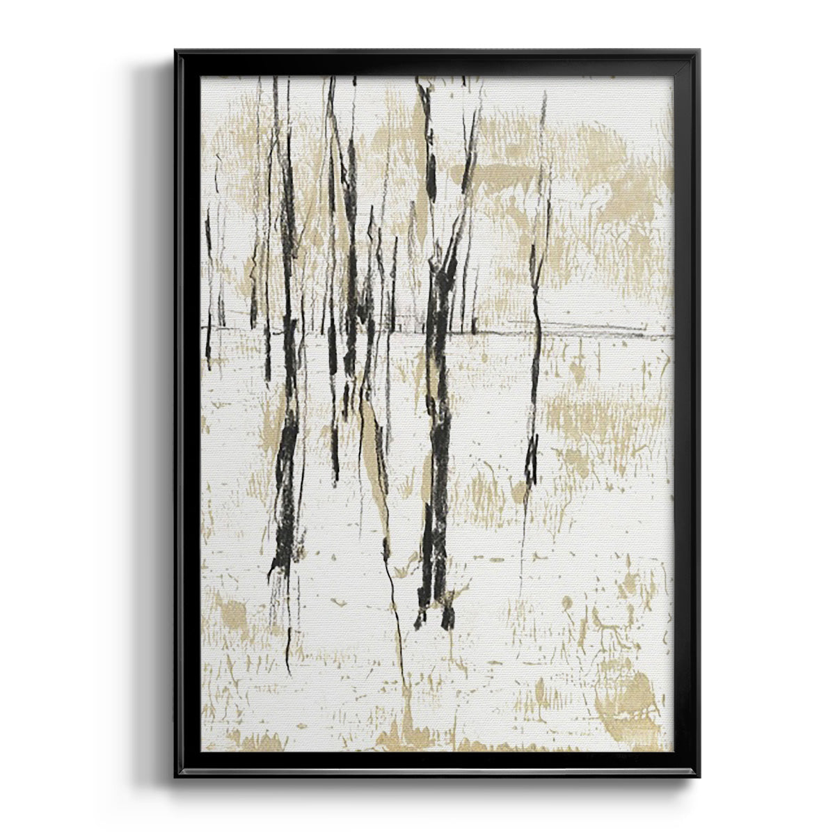 Gilded Forest I - Modern Framed Canvas Print