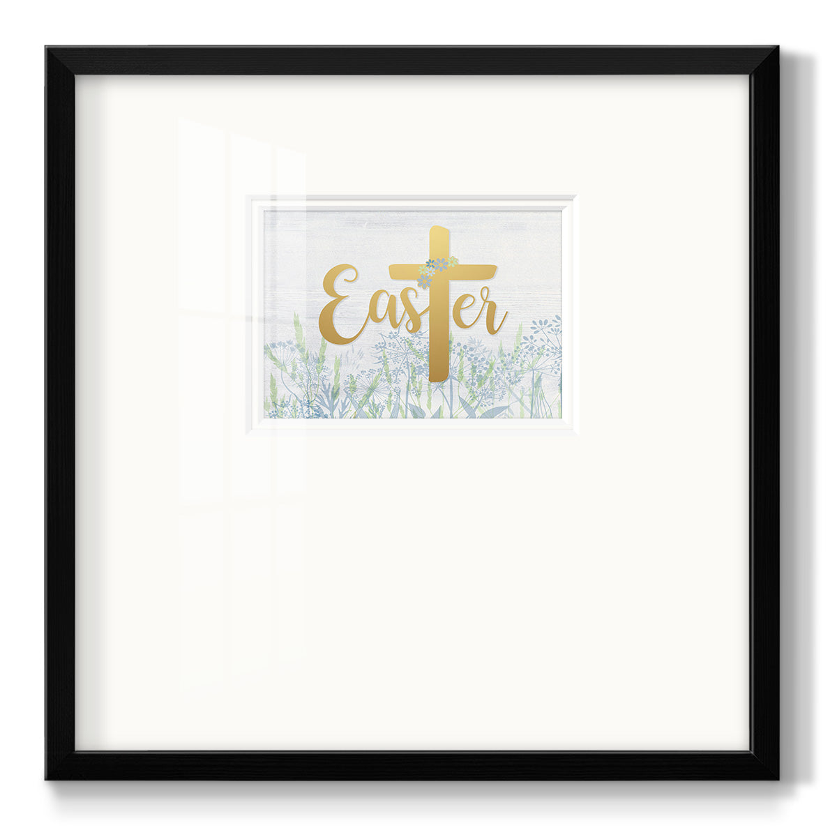 Easter Wildflowers - Double Matboard Framed Print