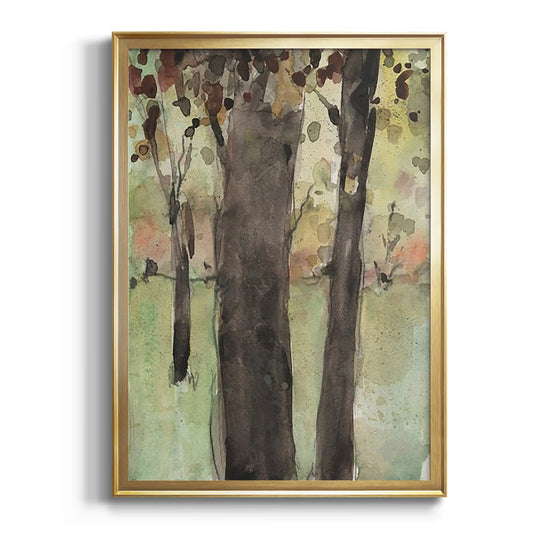 Under the Tree Confetti II - Modern Framed Canvas Print