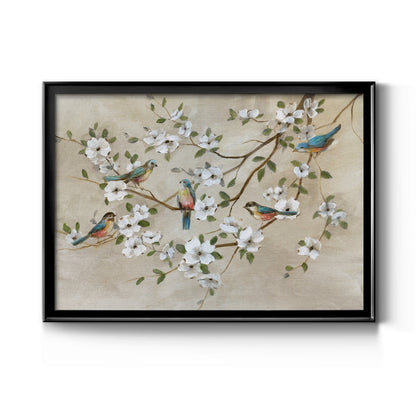Birds of a Feather - Modern Framed Canvas Print