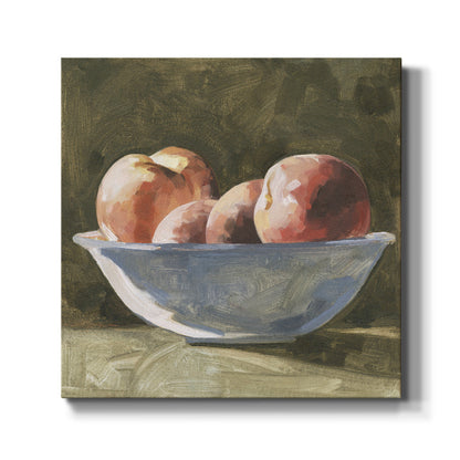 Bowl of Peaches I - Canvas Art Print