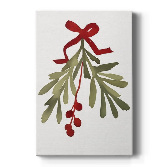 Silver Sleigh Serenade - Canvas Art Print