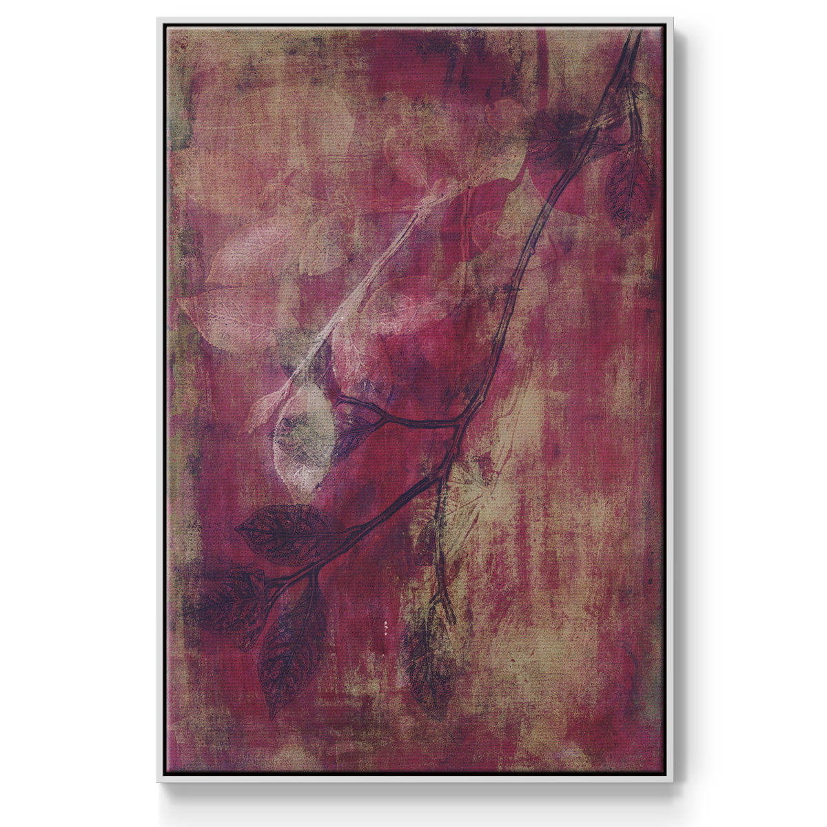 Branching Out XVII - Framed Premium Gallery Wrapped Canvas L Frame - Ready to Hang