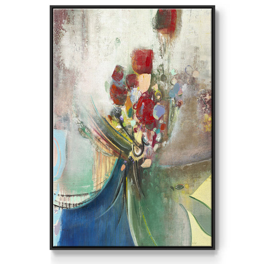 Celebration II - Floater Framed Canvas Print