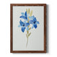 Blue Blossom Botanical III - Barnwood Framed Canvas Print