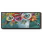Color Burst II - Floater Framed Canvas Print
