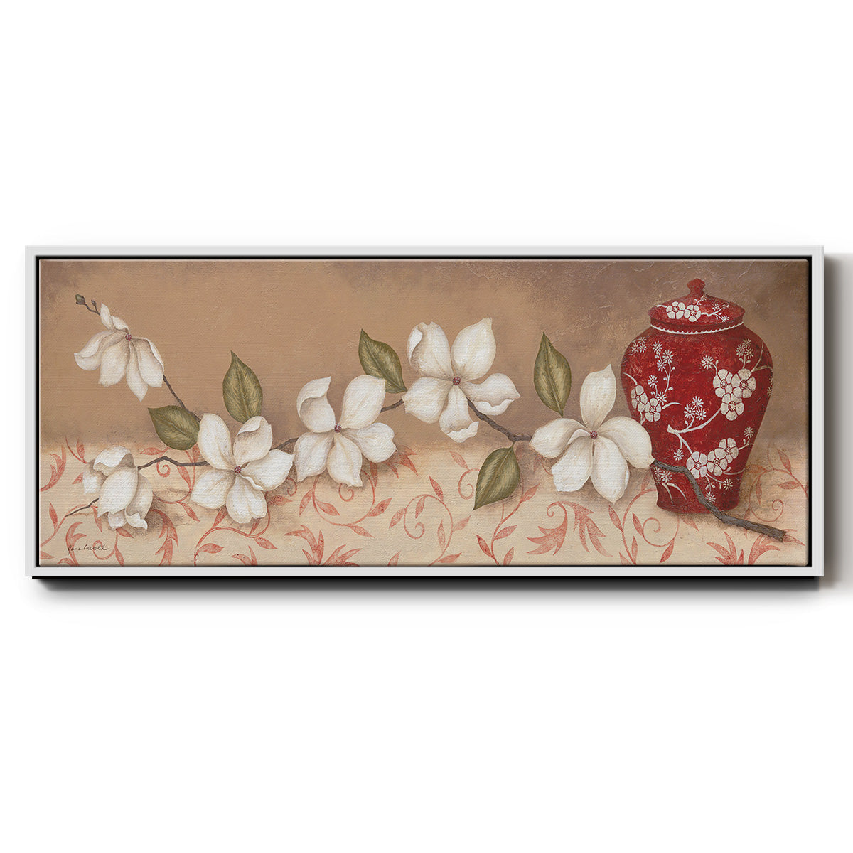 Mantle Masterpiece II - Floater Framed Canvas Print
