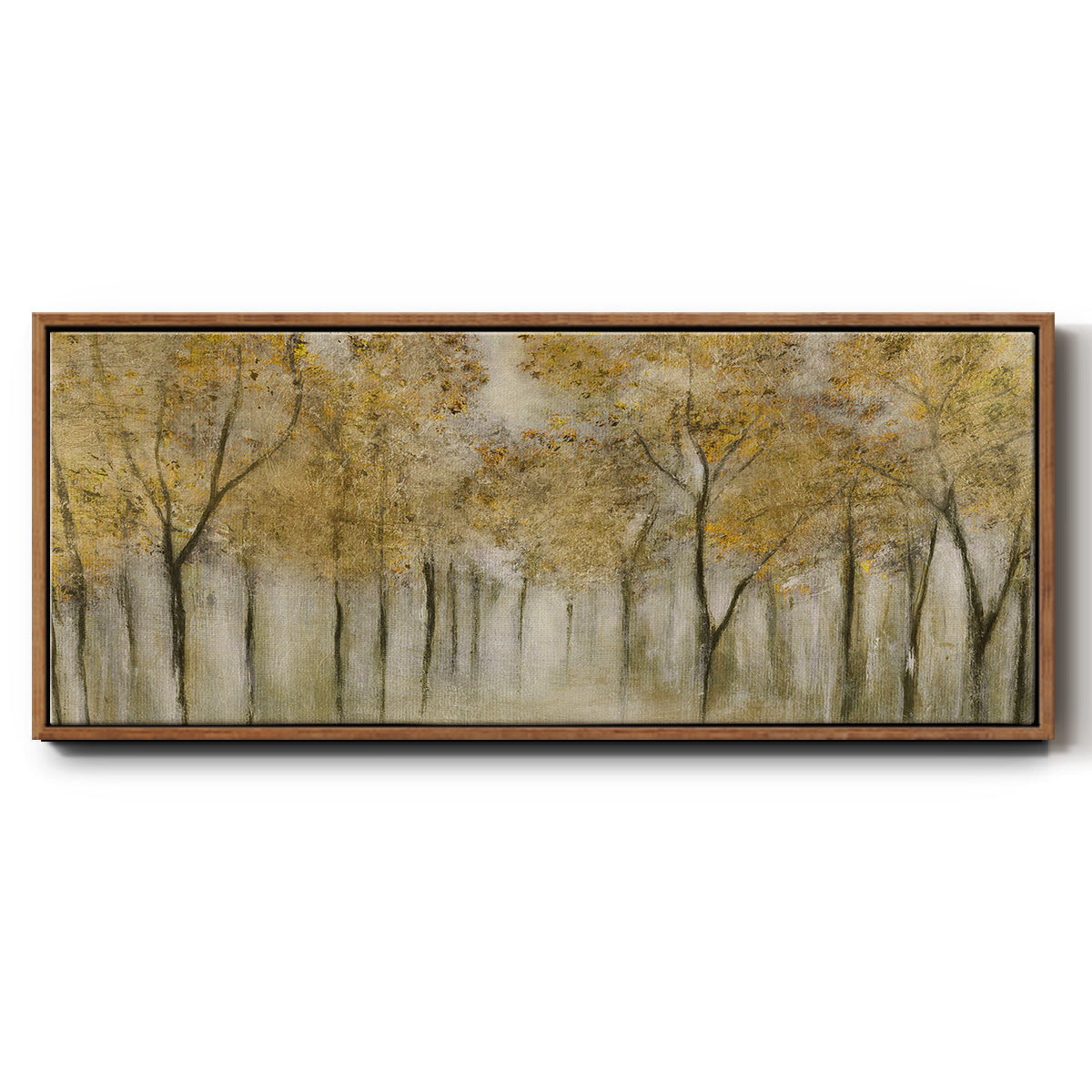 Golden Spring - Floater Framed Canvas Print