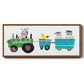 Cute Farm - Floater Framed Canvas Print