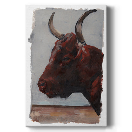 Cattle View I Premium Gallery Wrapped Canvas - Ready to Hang