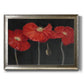 Poppy Trio I Premium Framed Canvas- Ready to Hang