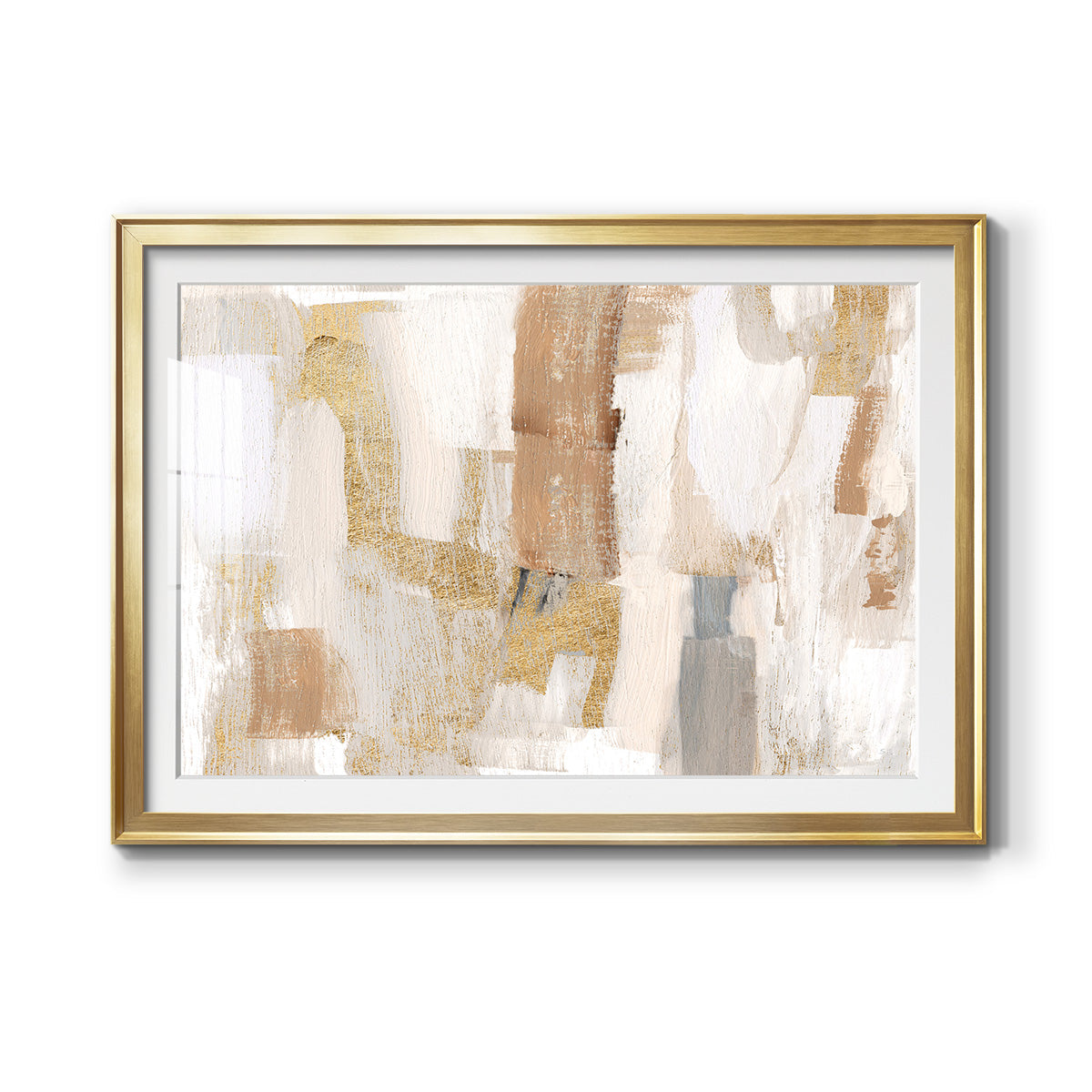 Gold Quartz I Premium Framed Print - Ready to Hang