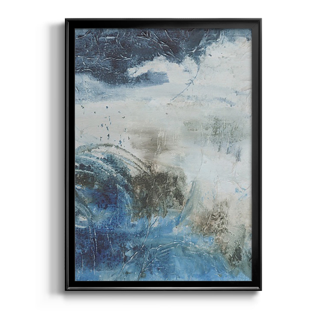 Coastal Seas I - Modern Framed Canvas Print