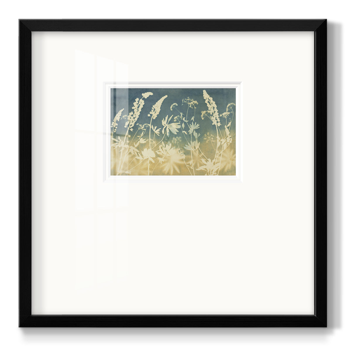 Solstice Lupine- Premium Framed Print Double Matboard