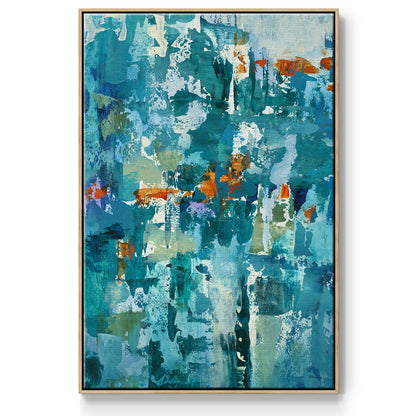 Reticent I - Framed Premium Gallery Wrapped Canvas L Frame - Ready to Hang