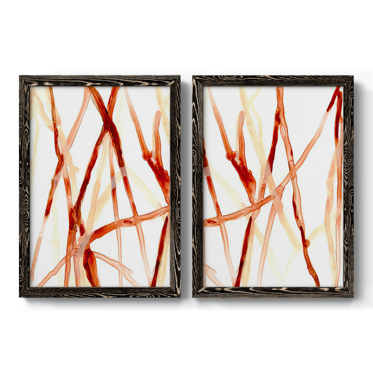 Runnel V - Premium Framed Canvas 2 Piece Set - Ready to Hang