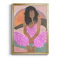 Curly Lady IV - Modern Framed Canvas Print