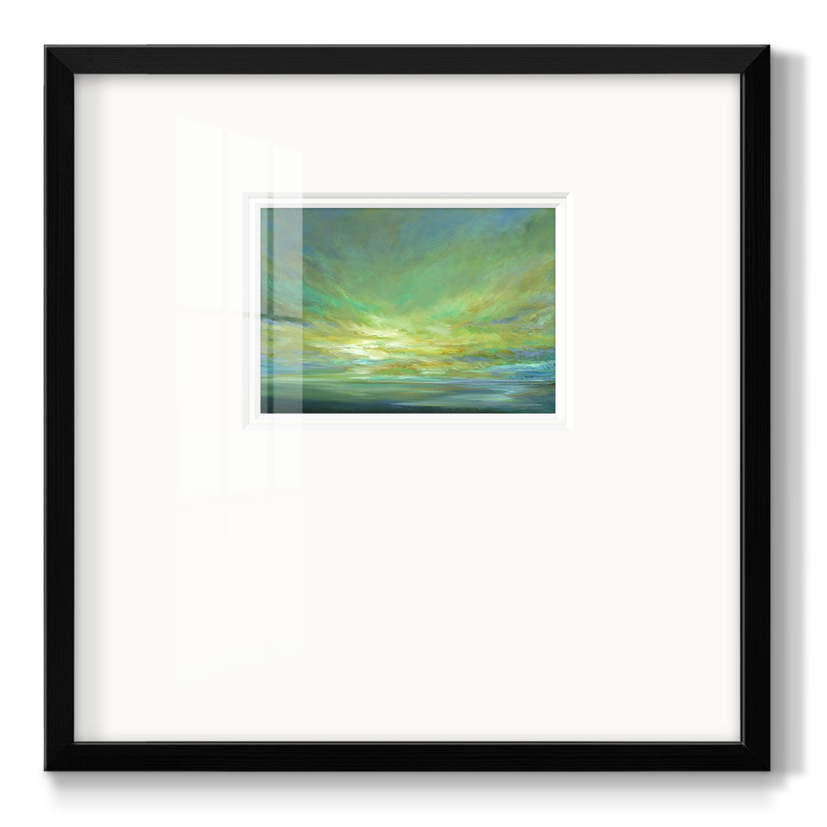 Coastal Views II Premium Framed Print Double Matboard