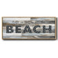 Better at the Beach - Floater Framed Canvas Print