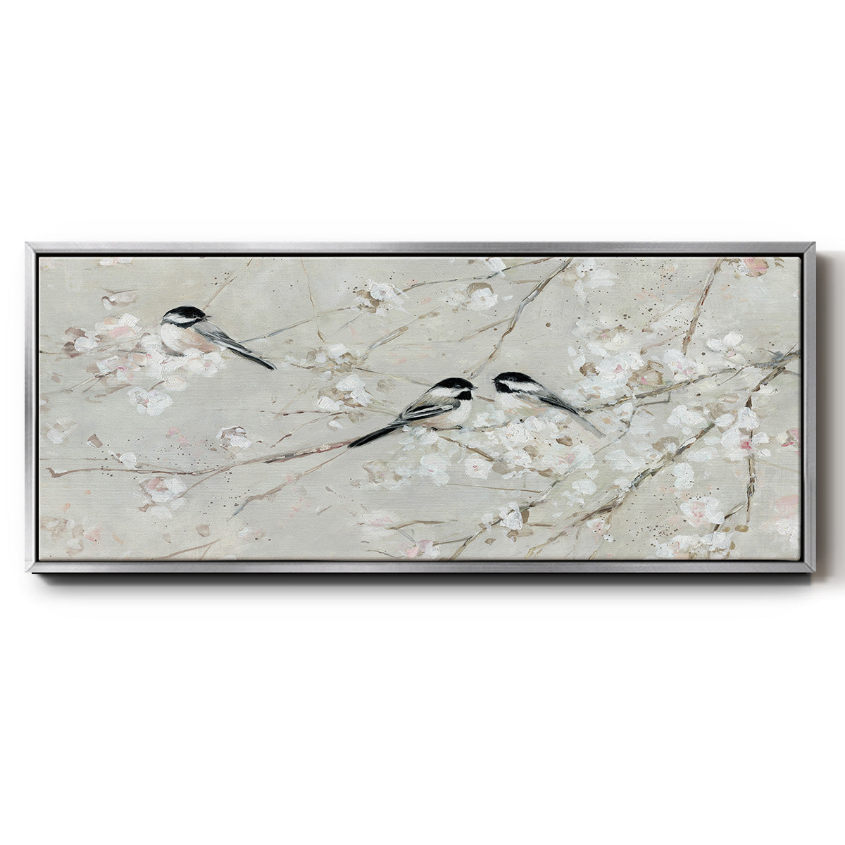 Nature's Confetti I - Floater Framed Canvas Print