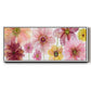 Pop of Pink I - Floater Framed Canvas Print