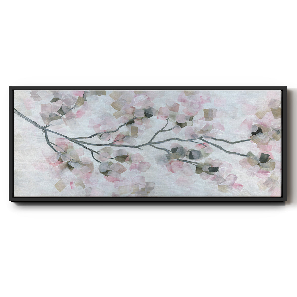 Cherry Blossoms - Floater Framed Canvas Print