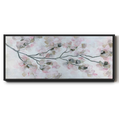 Cherry Blossoms - Floater Framed Canvas Print
