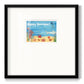 Cute Sea Creatures I - Double Matboard Framed Print