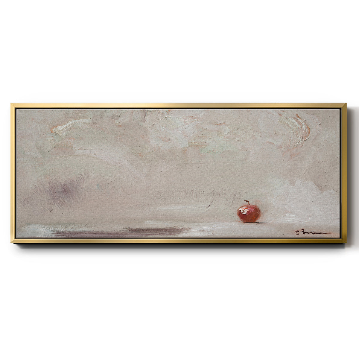 Crabby Apple - Floater Framed Canvas Print