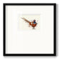 Pheasant Splash 7 - Double Matboard Framed Print