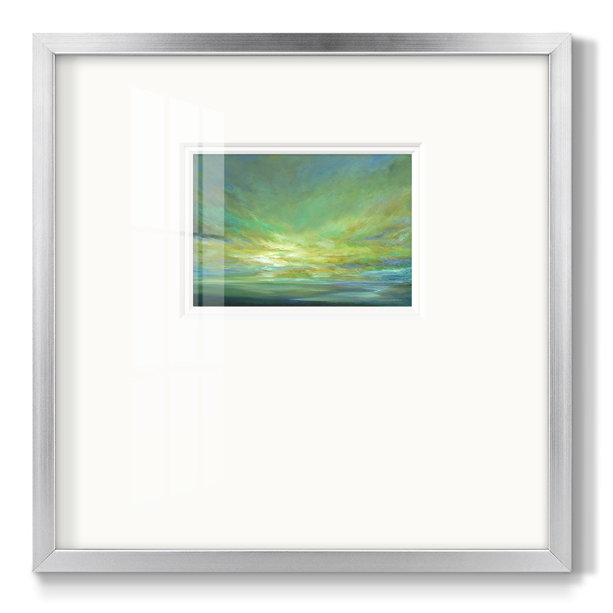 Coastal Views II Premium Framed Print Double Matboard