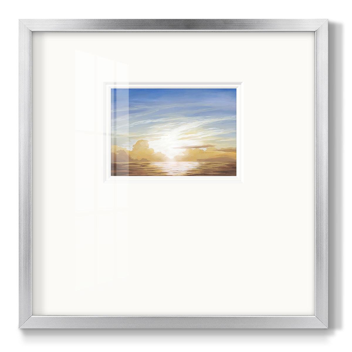 Luminous Waters III - Double Matboard Framed Print