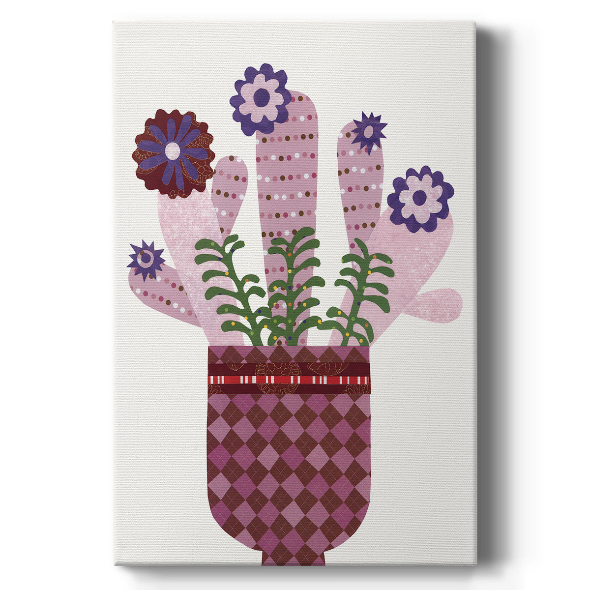 Cheerful Succulent III - Canvas Art Print