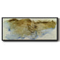 Golden Fissure I - Floater Framed Canvas Print